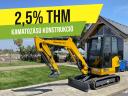 Mini rotary excavator with lockable cabin - Eurotrac HE28-C