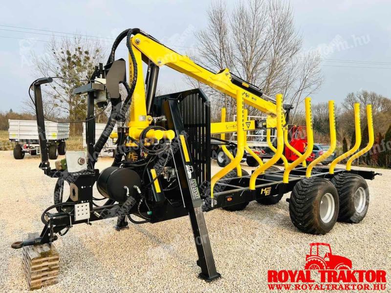 Hydrofast H11 - Skid steer forestier - 7m cu macara - Disponibil la Royal Tractor