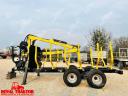 Hydrofast H11 - Forestry skid steer - 7m with crane - Available at Royal Tractor