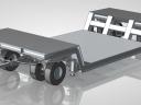 Low platform trailers by size