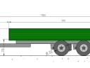 Strojni transport prikolica s niskim krevetom prema veličini