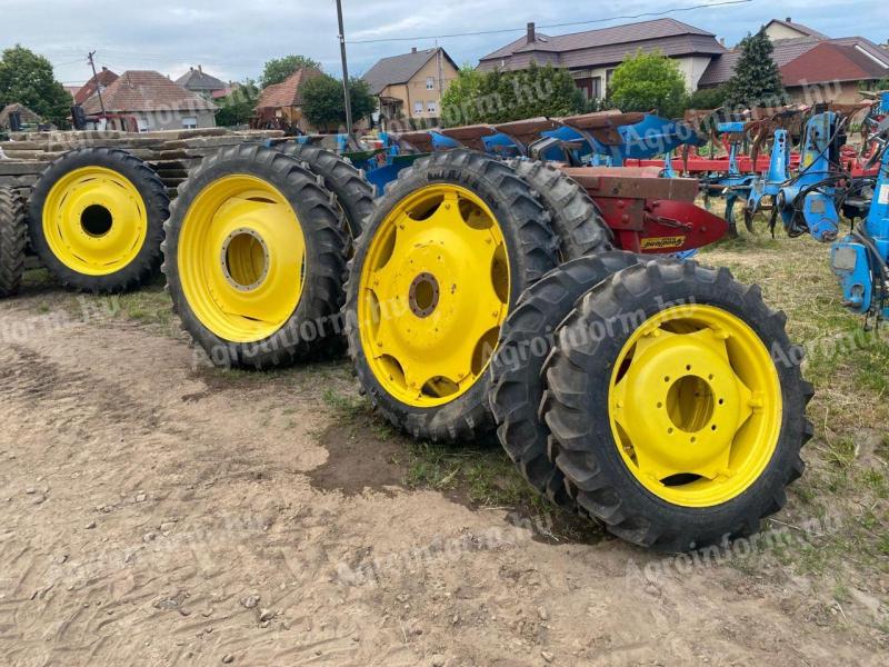 ÁPOLÓKERÉK,  MŰVELŐKERÉK GARNITÚRA 9.5-44, 9.5-28 JOHN DEERE,  CLAAS,  FERGUSON stb