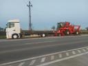 Machine transport, mobile home transport, tractor, container, oversize