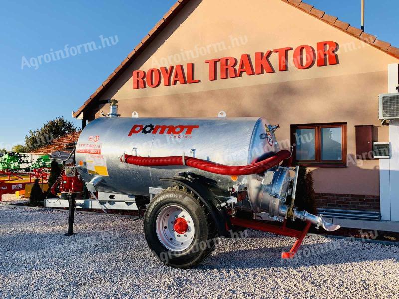 POMOT 5000L cisterna na sání a kejdu - skladem - Royal Tractor