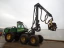 John Deere Timberjack 1470D Mașină de tăiat lemne cu abataj + cap de tăiere John Deere H480