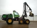 John Deere Timberjack 1470D Mașină de tăiat lemne cu abataj + cap de tăiere John Deere H480