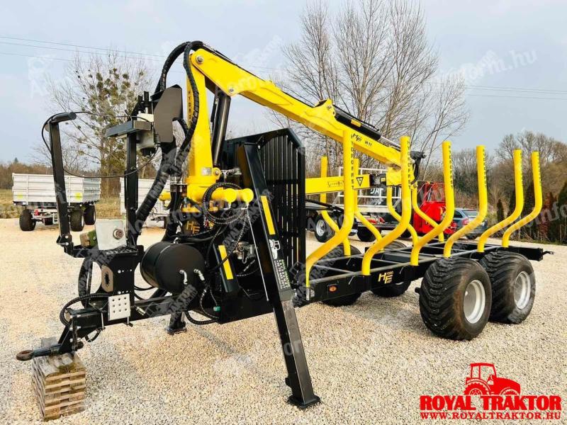 Hydrofast H11 - Forestry skid steer - 7m with crane - Available at Royal Tractor