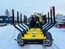 Hydrofast H9 - Gozdarski drsni transporter - 7 m z žerjavom - Video predstavitev - Traktor Royal