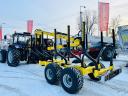 Hydrofast H9 - Stivuitoare forestiere - 7m cu macara - Demonstrație video - Royal tractor