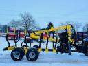 Hydrofast H9 - Gozdarski drsni transporter - 7 m z žerjavom - Video predstavitev - Traktor Royal