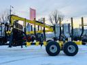 Hydrofast H9 - Forestry skid steer - 7m with crane - Video demonstration - Royal tractor