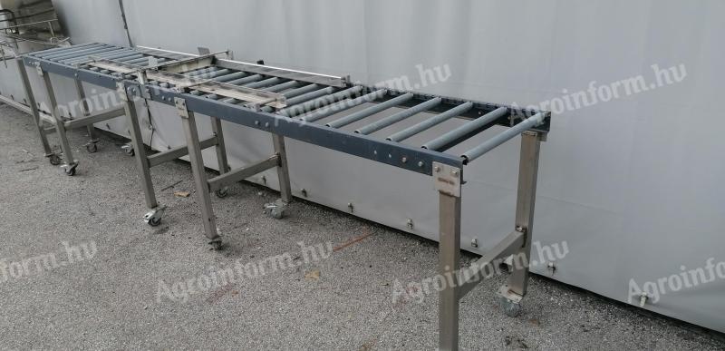 Roller conveyor.