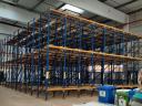 Overflow roller pallet rack