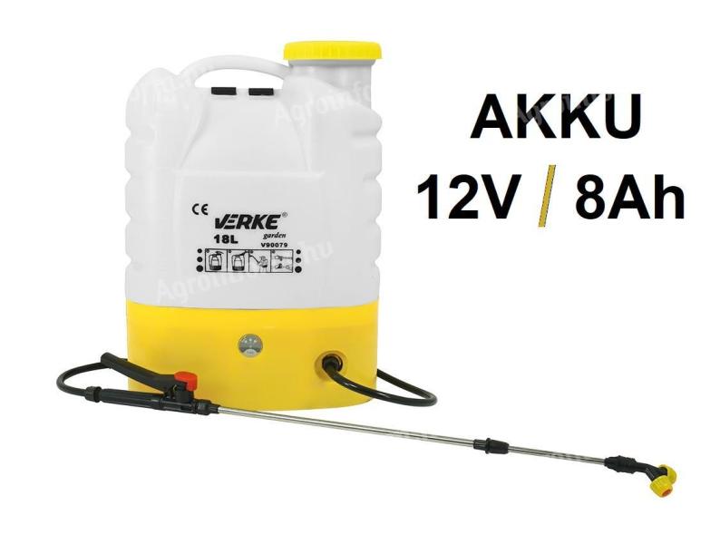 Akumulatorowy opryskiwacz przydomowy 18L - VERKE V90079