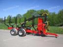 KTS 13 t forestry trailer with 7.5 m crane - new