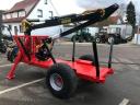 5.5 t forestry trailer with 4.7 m crane - New - Royal Tractor