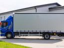 SCANIA P250 - Plošinový nákladní automobil s plachtou EU6