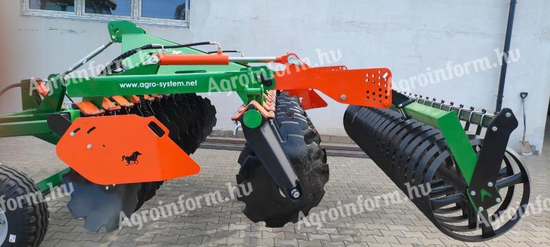 AgriCom Hummer Goliat 610 mm/6 mm lapok,  600 mm ékgyűrűs henger