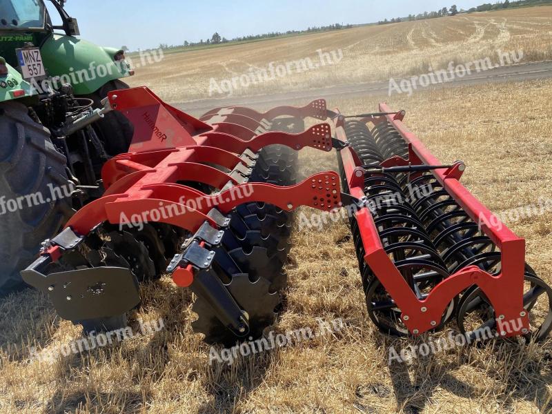 AgriCom Hummer PRO rövidtárcsa dupla U-hengerrel