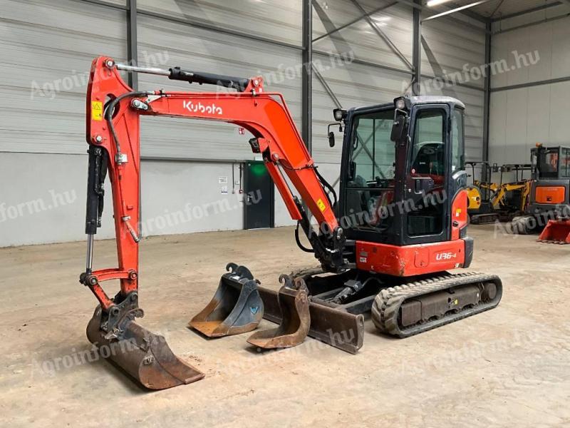 Kubota U36-4 / 2018 / 1620 hours / Leasing from 20%