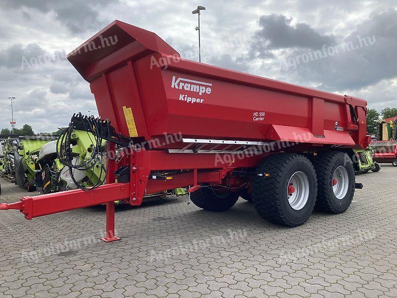 Krampe HD 550 Carrier trailer