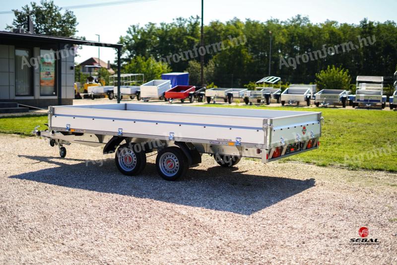 New 3,5 ton Stema trailer special offer: now only 2.199.000 Ft gross