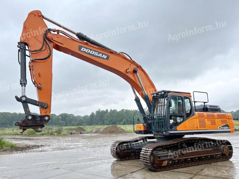 Doosan DX420LC-5 (2016) 10300 operating hours, leasing from 20%