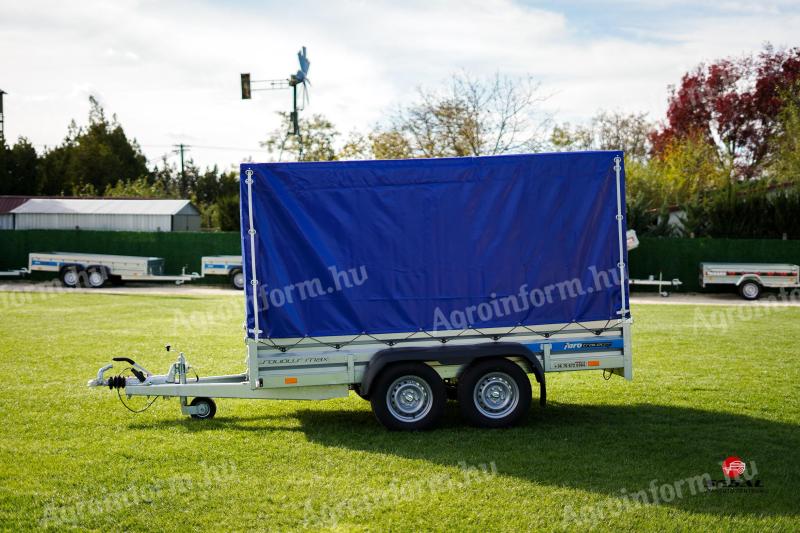 New Solidus 300 - 2000 kg trailer with tarpaulin and registration plate 1 547 000 Ft