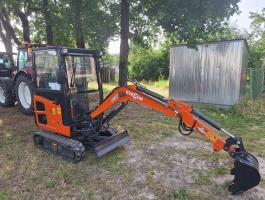 Everun ERE18H forgó kotró Kubota motorral