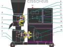 Cissonius strojna linija za proizvodnju peleta: preša, mlin, miješalica-dodavač na prodaju po povoljnoj cijeni WFE Kft