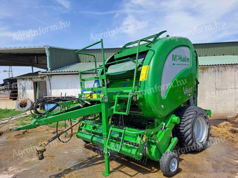 McHale round baler V660