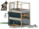 Automatic compact palletizer market leader for sale at discount price from Wolfood Engineering Ltd.