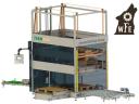 Automatic compact palletizer market leader for sale at discount price from Wolfood Engineering Ltd.