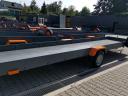 Novi narančasti dugi transporter materijala, prikolica za prijevoz vlaknastog materijala (130x600 cm), 750 kg