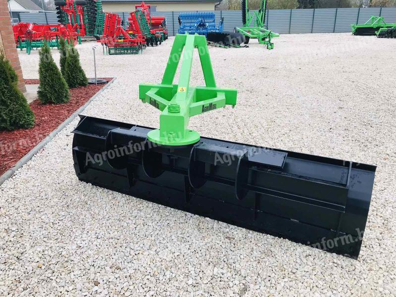 Agrimetal suspended grader/drawbar 3 m (rubber edge + iron edge)