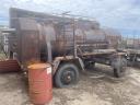 5000 liter fuel transport trailer with built-in well head