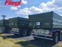 Fliegl TDK 160 FOX Tandem trailer tipping on three sides