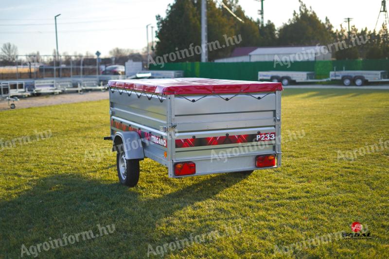 New Trigano 233 trailer, side, tarpaulin, registration number - HUF 636,900