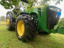 John Deere 8370R tractor with twin wheels