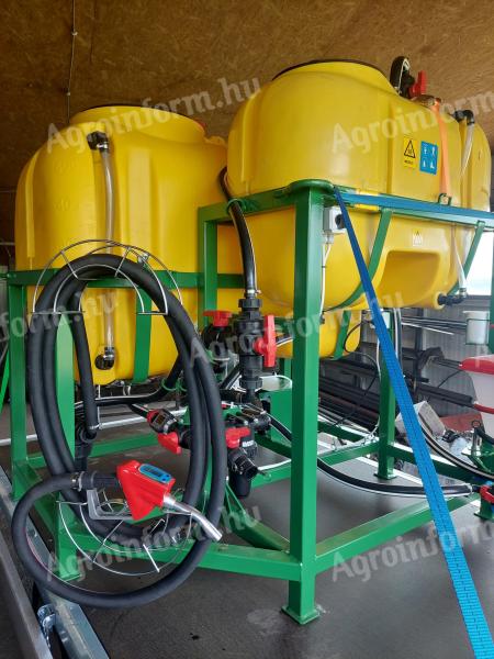 Spray mixing system for drones