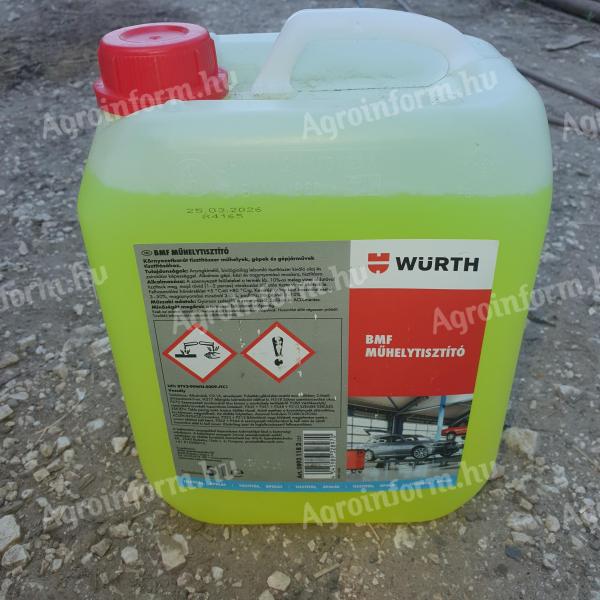 Würth BMF Werkstattreiniger 5 Liter Dose Entfetter motorisierte Waschmaschine, kein Brigéciol