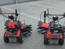 Jansen MKB-500 E sweeper with electric starter, container and snow pusher OHV engine