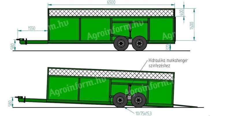 Állatszállító pótkocsik választéka