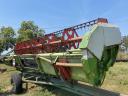 Claas Lexion 440 combine harvester with grain table and cutting table trolley