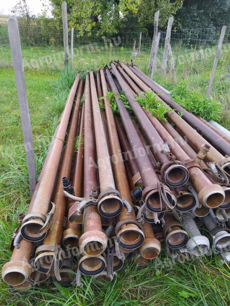 For sale 6 m, 85 mm aluminium irrigation pipe