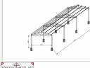 Steel-framed machine storage with structural design for sale