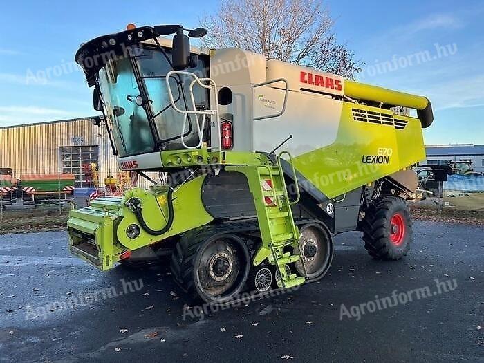 Claas LEXION 670 TERRA TRAC 4-TRAC combine