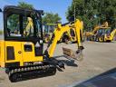 JCB 16C-1 mini excavator with rubber chain