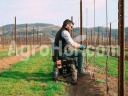 Vineyard pruning cart with hands-free steering system - Rocky One Freehands