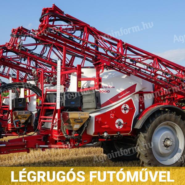 KERTITOX REVOLUTION SZÁNTÓFÖLDI PERMETEZŐGÉP - 3000 / 24 - LÉGRUGÓ - ISOBUS